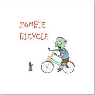 zombie bicycle Posters and Art